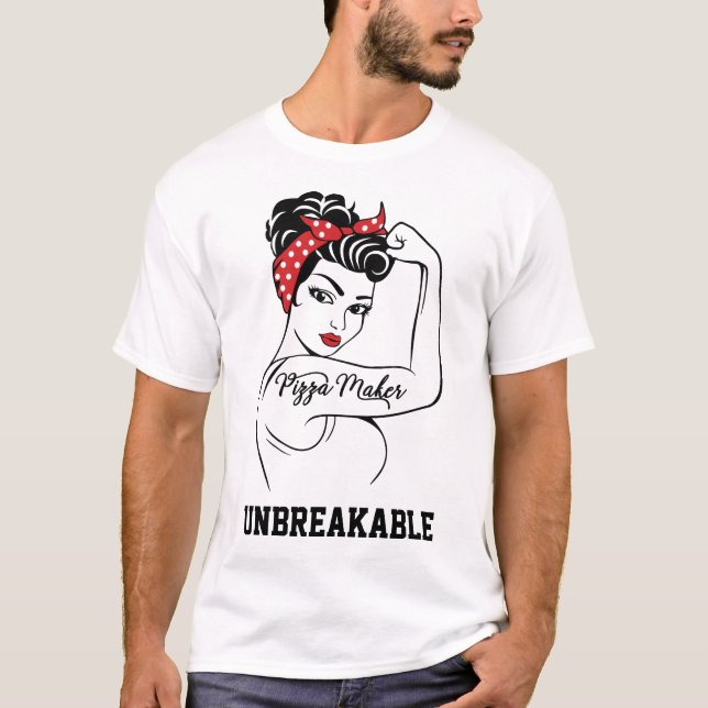 Pizza Maker unbrechbar T-Shirt (Vorderseite)