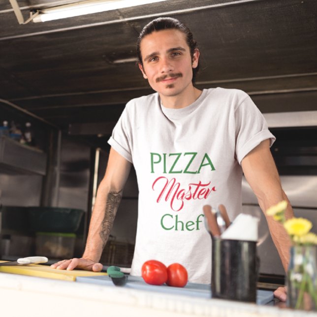 PIZZA Master Koch Adult T-Shirt (Von Creator hochgeladen)