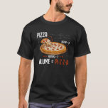 Pizza Mathematics Formula Physics Science Feinschm T-Shirt<br><div class="desc">Funny Mathematiker Fast Food Lover Geschenk. Pizza Mathematics Formula Physics Science Feinschmecker.</div>