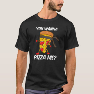 Pizza Me Karate Judo Taekwondo Kämpfer P T-Shirt