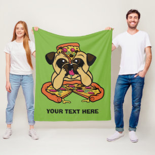 Pizza Mops-Zolltarifauswurf-Decken Fleecedecke