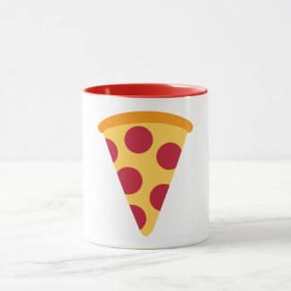 Pizza Motif Emoji Coffee Mug