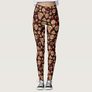 Pizza Motif Leggings