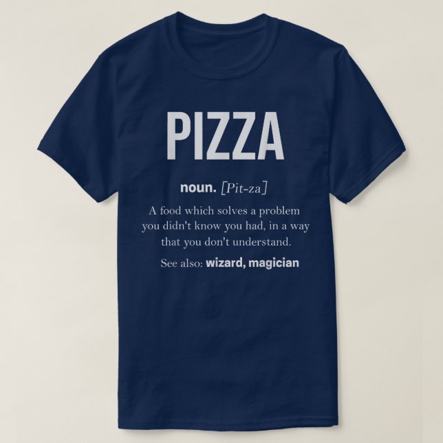 Pizza Mozarella Sauce Chewy T-Shirt (Design vorne)