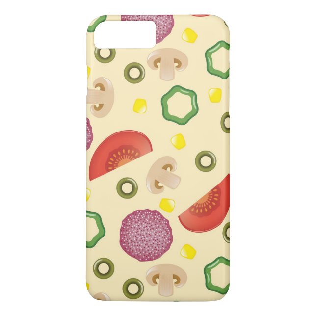 Pizza-Muster 2 Case-Mate iPhone Hülle (Rückseite)