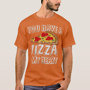 Pizza My Heart Valentinstag I Liebe Pizza Funny T-Shirt