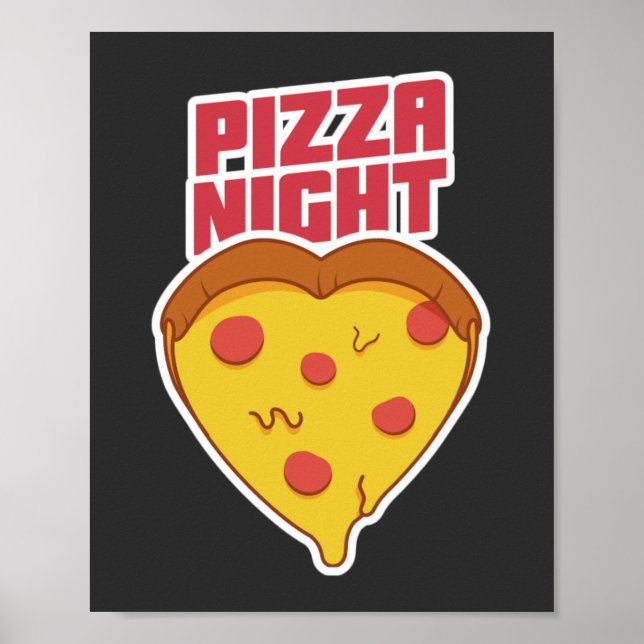 Pizza Nacht Poster (Vorne)
