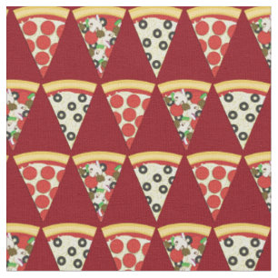 Pizza Niedlich Food Kids Stoff
