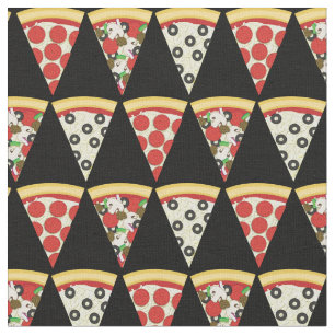 Pizza Niedlich Food Kids Stoff