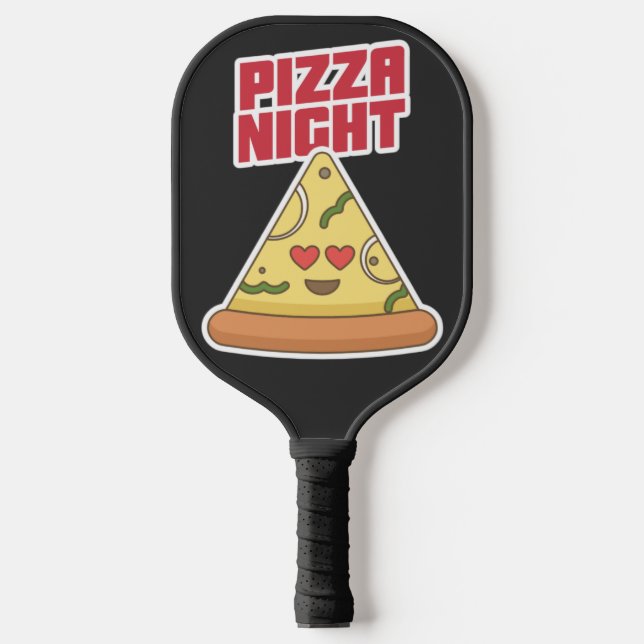 Pizza Night Pickleball Schläger (Vorderseite)