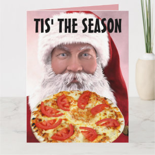 PIZZA NOËL PÈRE NOËL GRANDES CARTES DE SALUT