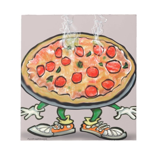 Pizza Notizblock (Vorderseite)