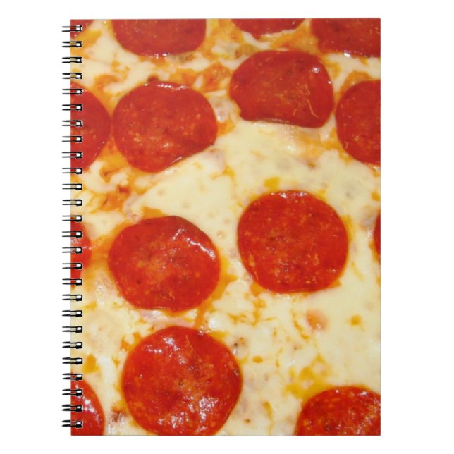 Pizza-Notizbuch Notizblock (Vorderseite)