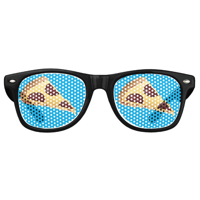 PIZZA NOVELTY FUNNY LUNETTES DE SOLEIL OMBRES (Devant)