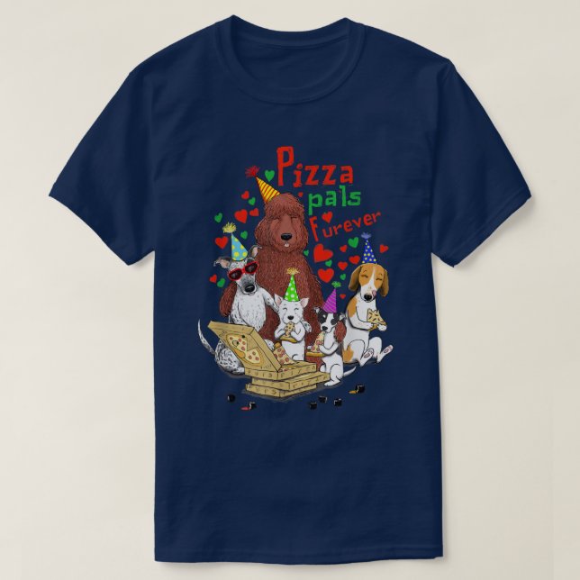 Pizza Pals Furever T-Shirt (Design vorne)