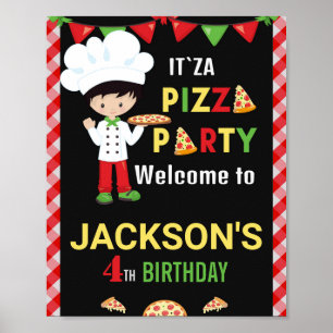Pizza panneau de réception Pizza poster de la fête