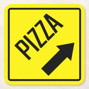 Pizza Paper Untersetzer