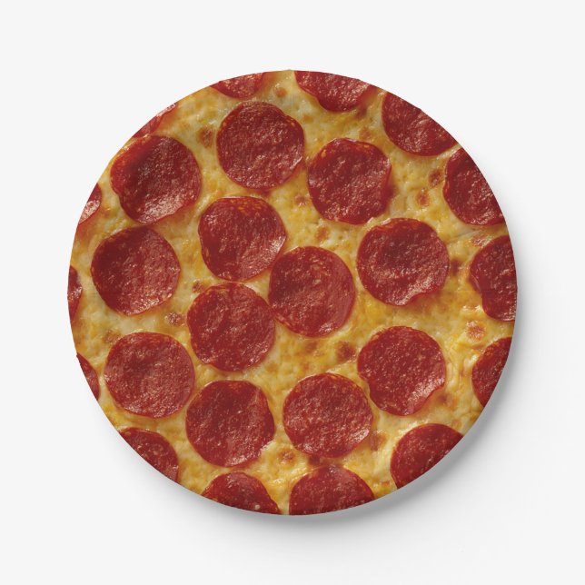 PIZZA PAPPTELLER (Vorderseite)