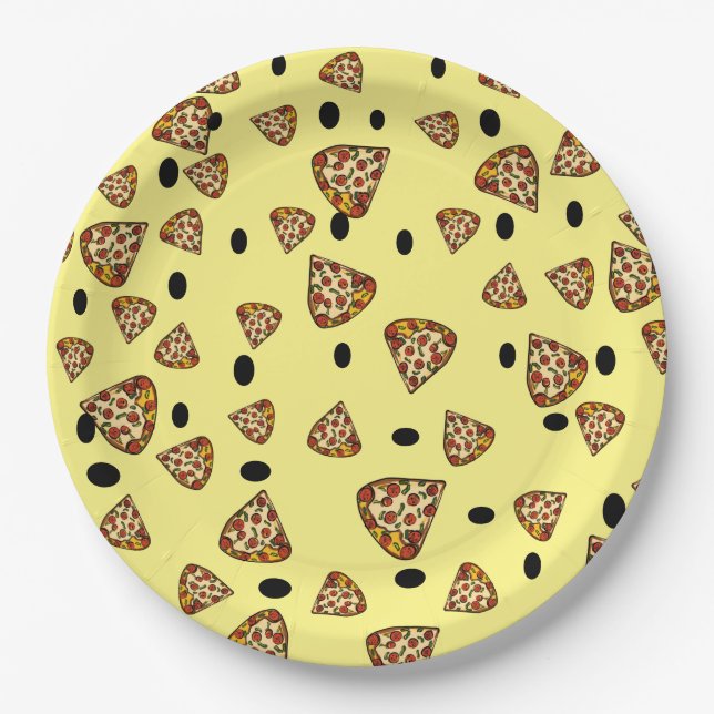 PIZZA PAPPTELLER (Vorderseite)