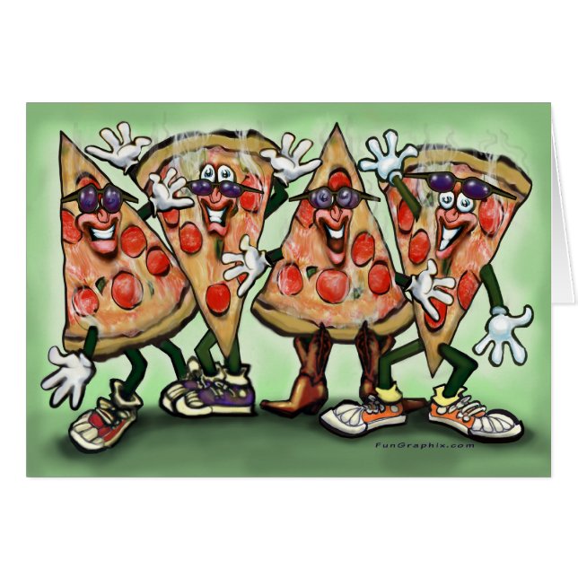 Pizza-Party (Vorderseite (Horizontal))