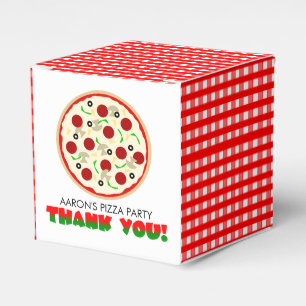 Pizza-Party-Dankeschön-Box Geschenkschachtel