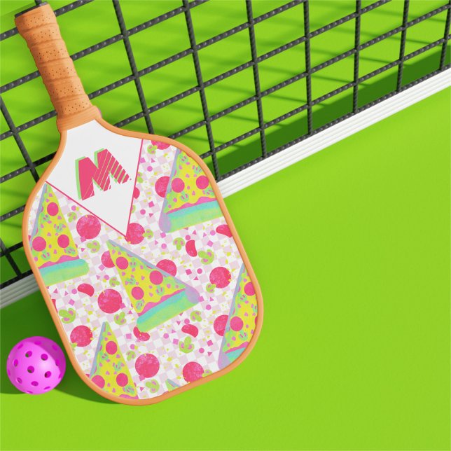 Pizza-Party der 90er Jahre Pickleball Paddel Pickleball Schläger (Von Creator hochgeladen)