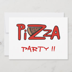Pizza-Party Einladung