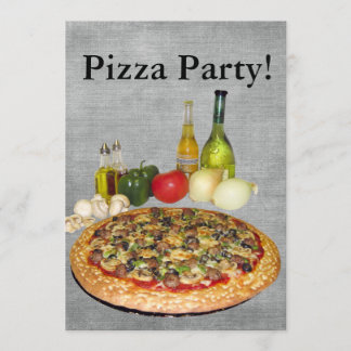 Pizza-Party Einladung