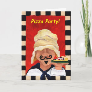 Pizza-Party Einladung