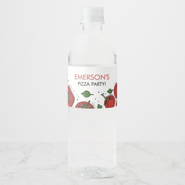 Pizza Party Geburtstag (Vorderseite)