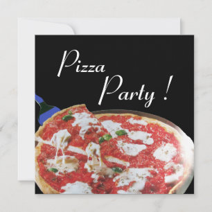PIZZA PARTY, ITALIENISCHE KÜCHE Abendessen, Brunch Einladung
