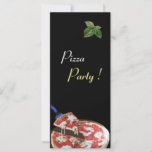 PIZZA PARTY ITALIENISCHE KÜCHE, RESTAURANT rot grü (Vorderseite)