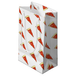 Pizza Party Käse Pepperoni Pie Slice Pizzeria Kleine Geschenktüte