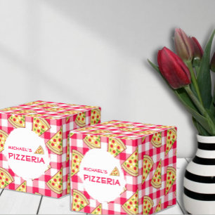 Pizza-Party Kindergeburtstag Geschenkschachtel