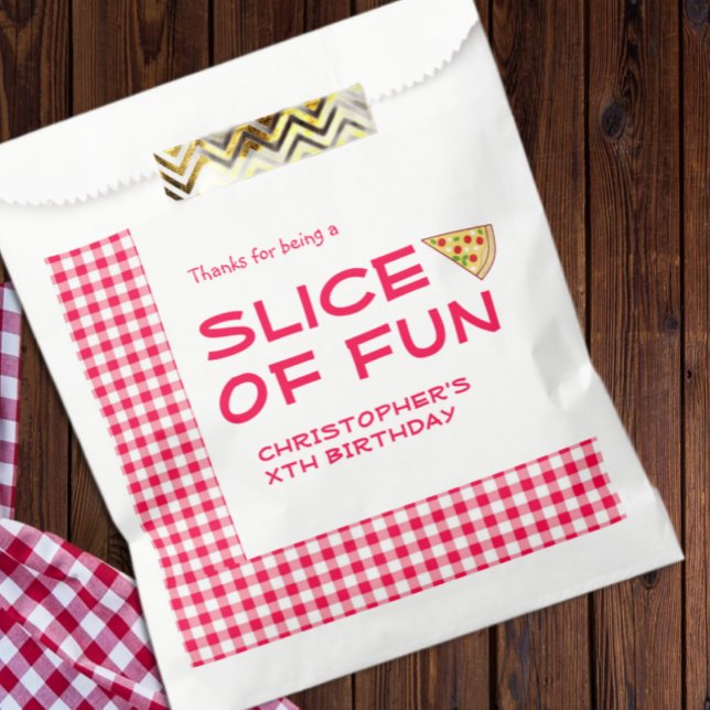 Pizza-Party Kindergeburtstag Geschenktütchen (Von Creator hochgeladen)
