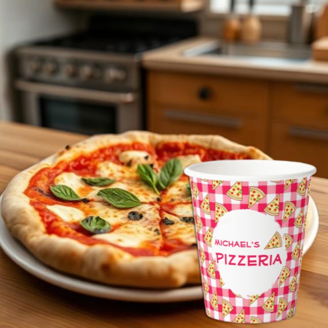Pizza-Party Kindergeburtstag Pappbecher (Von Creator hochgeladen)