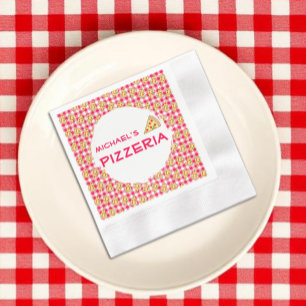 Pizza-Party Kindergeburtstag Serviette