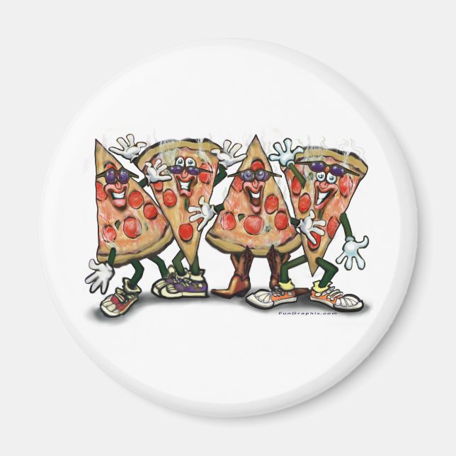 Pizza-Party Magnet (Vorne)