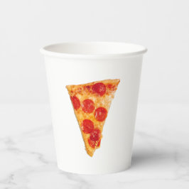 Pizza Party Pepperoni Slice Paper Cup Pappbecher