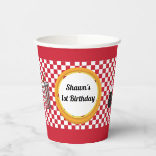 Pizza Party Personalisiert Pappbecher