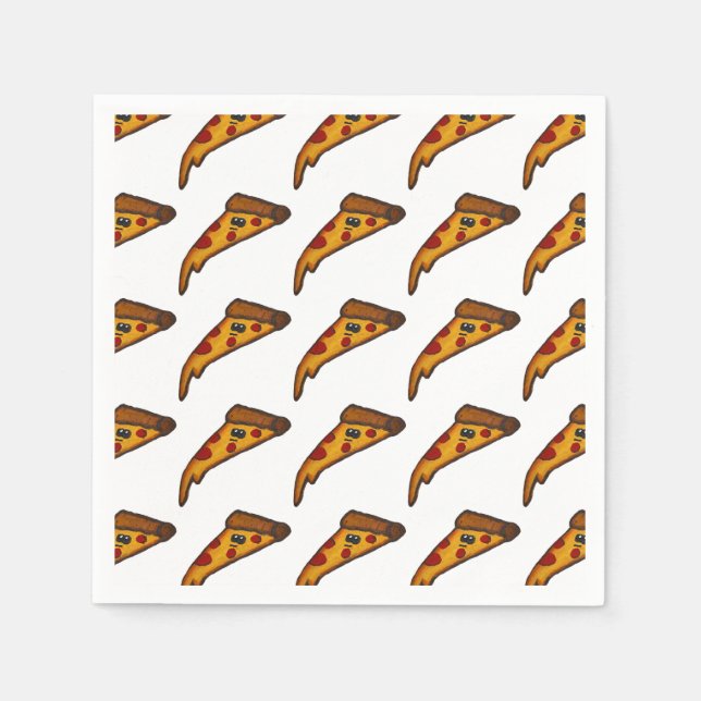 Pizza-Party-Serviette Serviette (Vorderseite)
