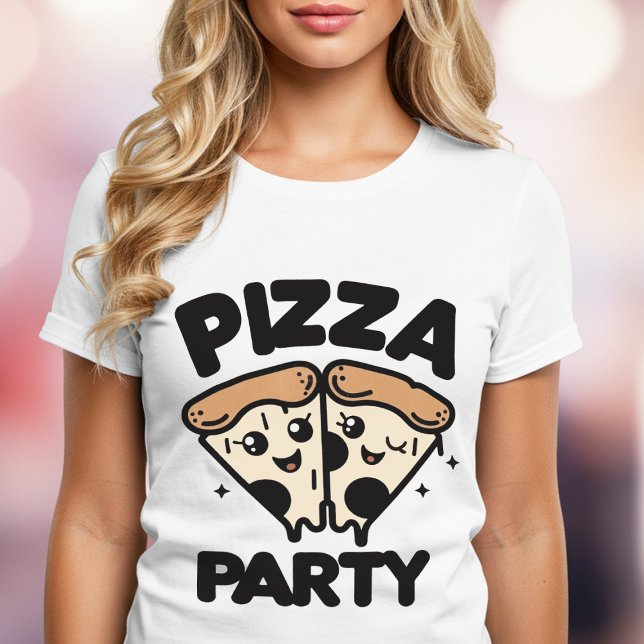 Pizza-Party T-Shirt (Von Creator hochgeladen)