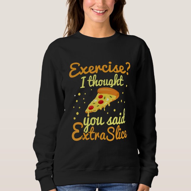 Pizza Pasta Pizzeria Food Italienischer Teig 2 Sweatshirt (Vorderseite)