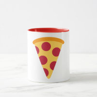 Pizza Pattern Emoji Tasse