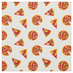 Pizza Pattern Stoff