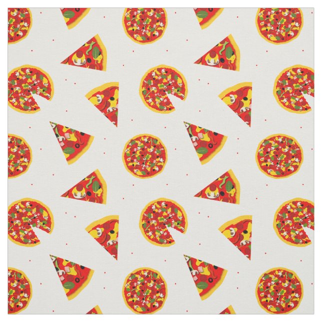 Pizza Pattern Stoff (Muster)