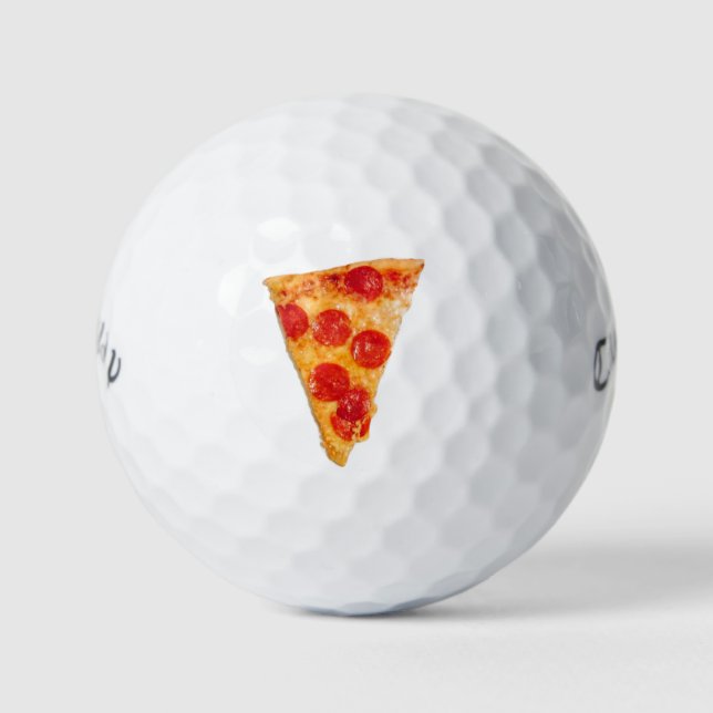 Pizza Pepperoni 4 Bob Golfball (Vorderseite)