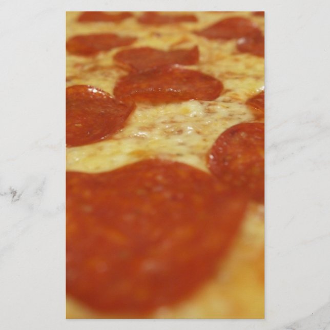 Pizza pepperoni briefpapier (Vorderseite)