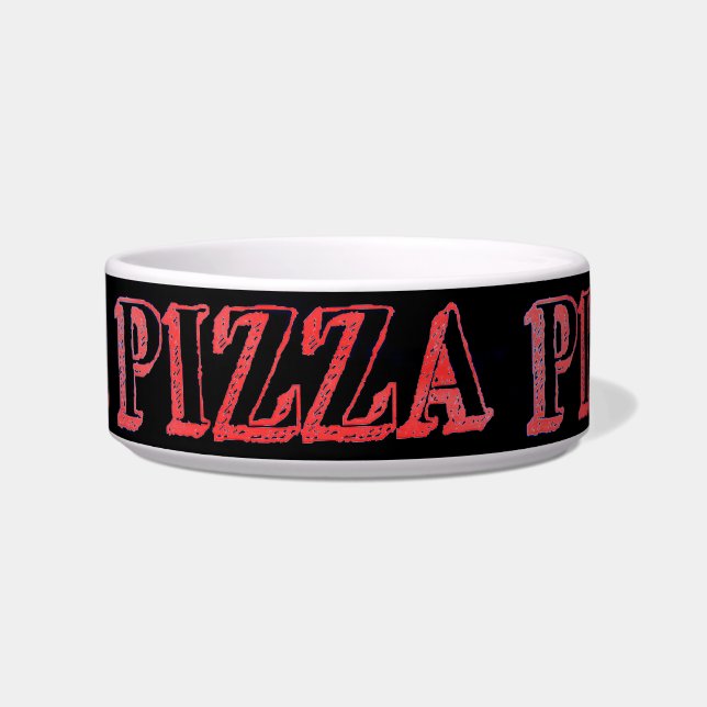 Pizza Pet Bowl Napf (Vorderseite)