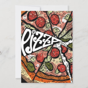 Pizza Pie Feiertagskarte